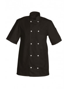 Vetement de travail noir manche courte