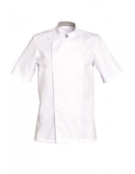 Vetement de travail blanc manche courte