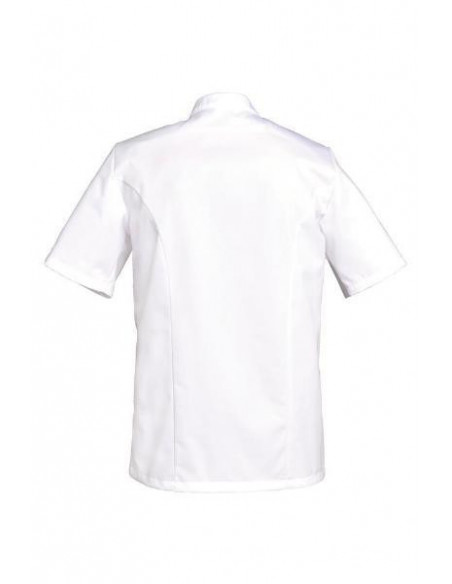 Vetement de travail blanc manche courte