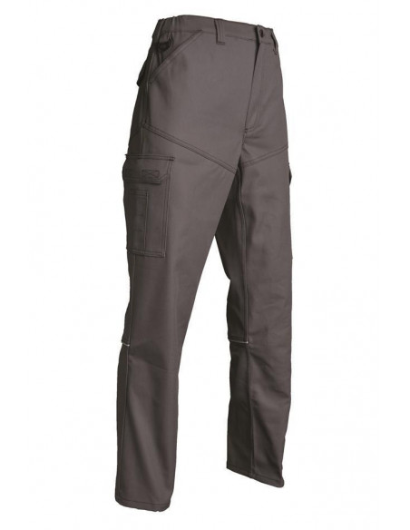 Pantalon coupe travail gris