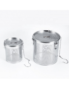 Panier inox perforé pour cinq parfums