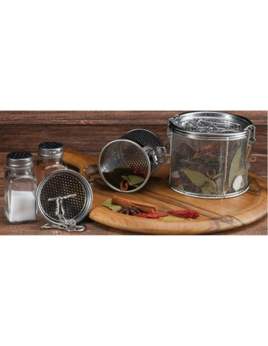 Panier inox pour cinq parfums