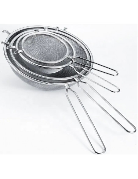 Passoires filtre inox avec deux oreilles