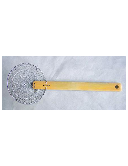 Passoire filtre inox manche bois