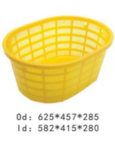 Panier légume ovale blanc