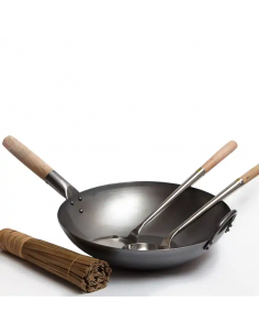 Grande cuillère pour poêle wok 2