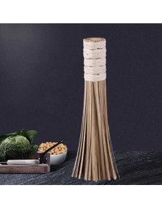 Petit balais en bambou pour nettoyer wok
