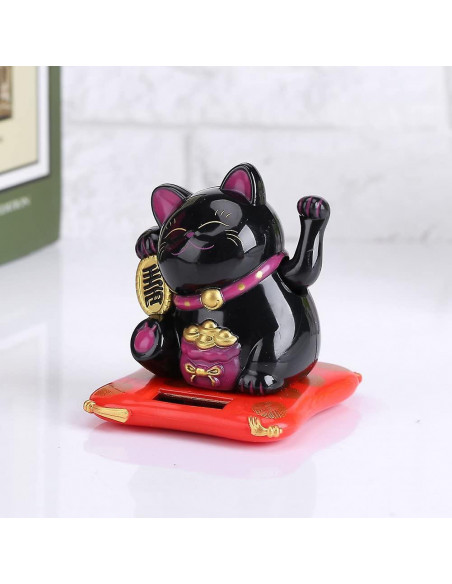 Chat Japonais porte bonheur solaire sans pile petit
