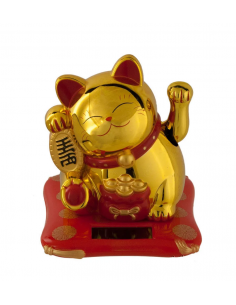 Chat Japonais porte bonheur solaire sans pile 2