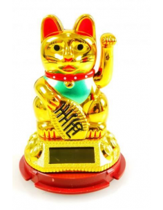 Chat Japonais porte bonheur solaire sans pile petit 2