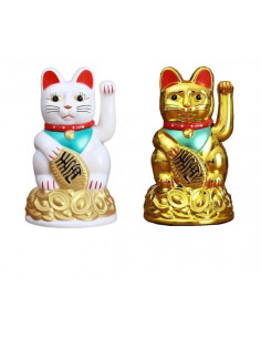 Chat Japonais porte bonheur en pile Grand 2