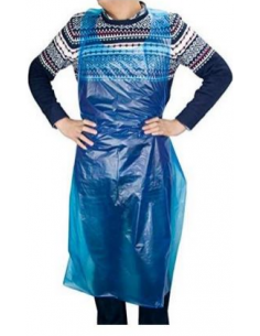 Tablier jetable blanc ou bleu 100p 2