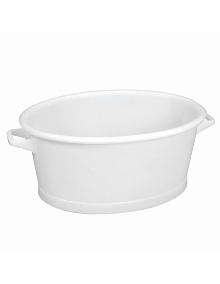 Baquet panier blanc avec 2 poignées