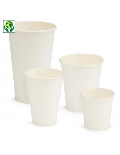 Gobelet jetable 50p blanc