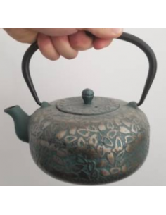 Théière Japon en fonte fleur