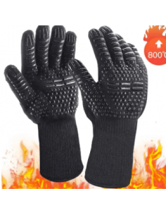 Gants de Barbecue Gants de Four Résistant à la Chaleur
