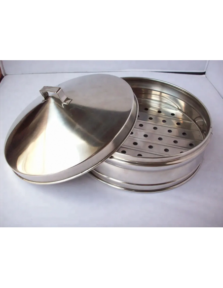 Couvercle inox pour vapeur inox 14-25cm