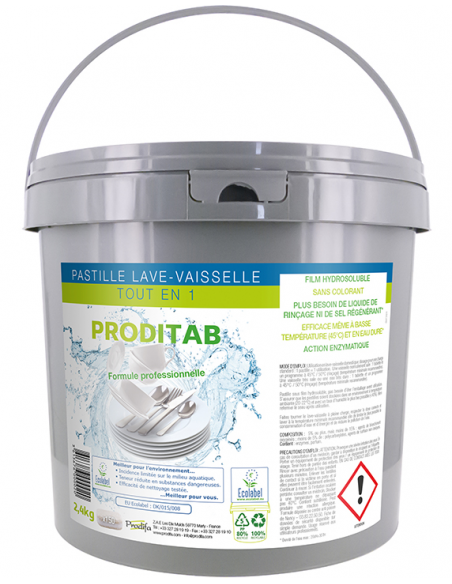 SEAU DE 150 PASTILLES DE 16 G POUR LAVE-VAISSELLE