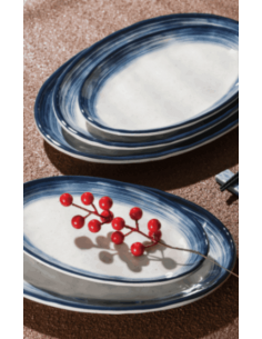 Assiette ovale plat en mélamine 2