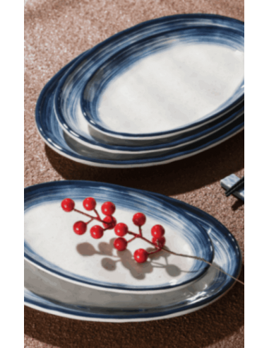 Assiette ovale plat en mélamine