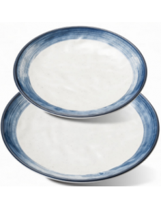 Assiette rond plat en Mélamine