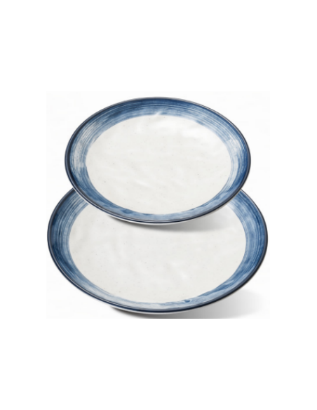 Assiette rond plat en Mélamine