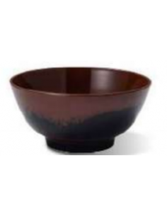 Bol riz mélamine marron